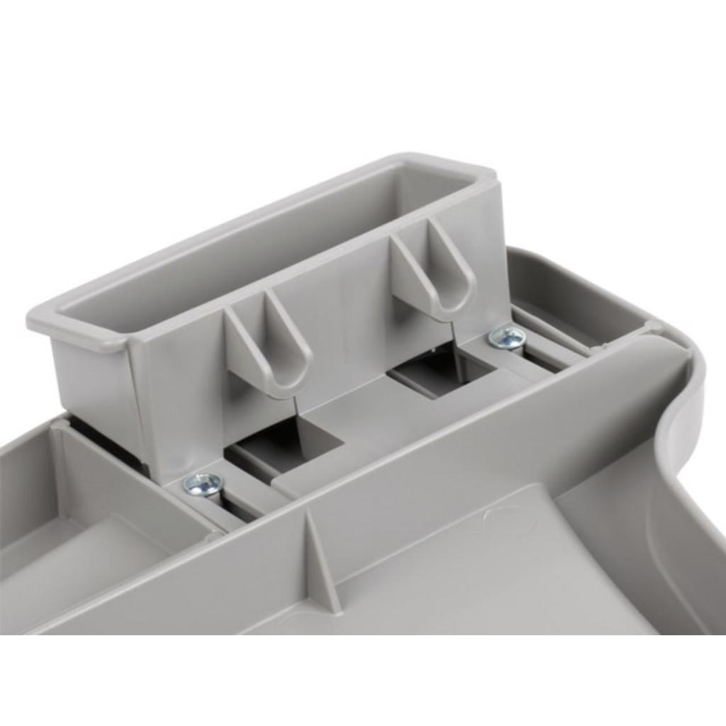 Silla Comedor Para Bebé Rubbermaid Con Ruedas Gris + Bandeja FG780508PLAT _13